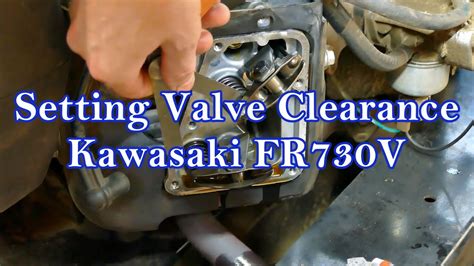 of &39;11 and only has 35 hours on the meter. . Kawasaki fs600v valve adjustment